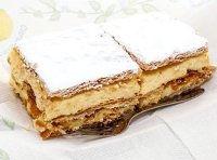 Milhojas de crema recipe yogurt