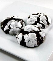 Moist and chewy chocolate crinkles recipe