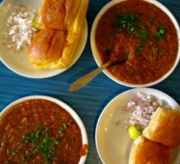 Mumbai chowpatty pav bhaji recipe street