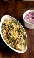 Mutter pulao recipe in english