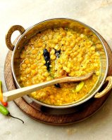 Narkel scholar dal recipe simple