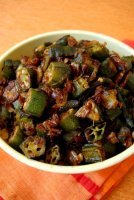 Okra fry recipe andhra style indian