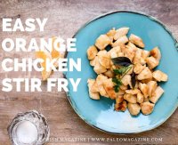 Paleo orange chicken stir fry recipe