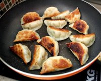 Pan-seared pot stickers recipe steamed