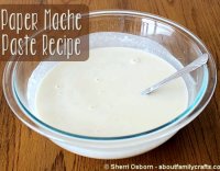 Paper mache paste recipe using liquid starch