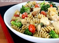 Parmesan chicken broccoli pasta recipe