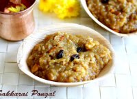 Parthasarathy temple sakkarai pongal recipe tamil