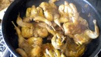 Passarinhos fritos de cebolada recipe