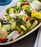 Patty pans and baby marrow recipe