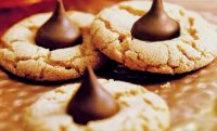 Peanut butter chocolate kiss cookies recipe