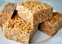 Peanut butter rice krispie treat recipe
