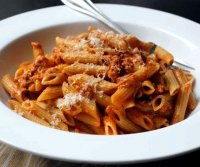 Penne pasta with tuna recipe