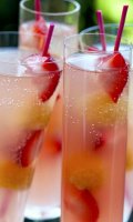 Pink champagne fruit punch recipe