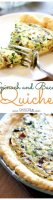 Quiche recipe swiss cheese spinach omelet