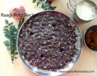 Ragi roti recipe karnataka india