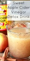 Recipe for apple cider vinegar cleanse drink