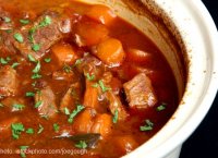 Recipe for beef stew in a crock pot