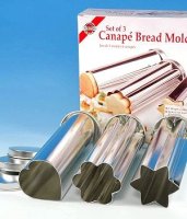 Recipe for canape bread molds