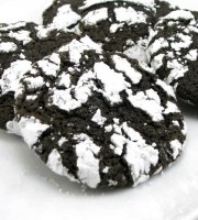 Recipe for chewy chocolate crinkles