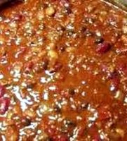 Recipe for chili beans for 100 people