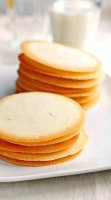 Recipe for crispy butter cookies