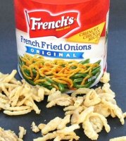 Recipe for green bean casserole with french-fried onions substitute