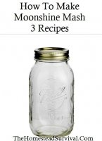 Recipe for making whiskey mash