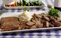 Recipe for pressure cooking beef roast