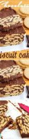 Recipe for refrigerator cake with crunchie pieces of me