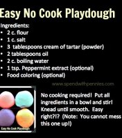 Recipe play doh no cook