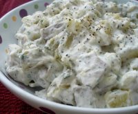 Recipe potato salad with sour cream