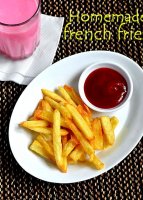 Recipe to make french fries in microwave