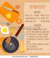 Recipe type of text designs
