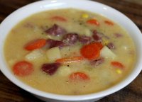 Recipe with ham and potatoes soup
