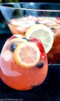 Red sangria recipe with peach brandy