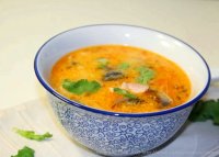 Red thai chicken soup recipe