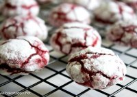 Red velvet choco crinkles recipe