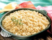 Rice with chicken broth recipe
