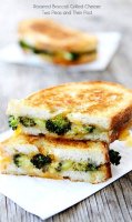 Roasted broccoli grilled cheese sandwich recipe