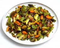 Roasted brussels sprouts and carrots recipe