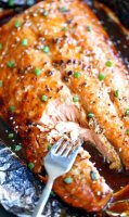 Salmon on bbq recipe in foil method