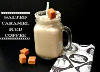 Salted caramel iced coffee recipe
