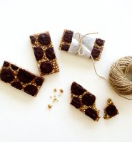 Secret squirrel food caramel slice recipe