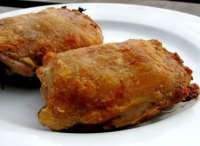 Simple fried chicken skin recipe