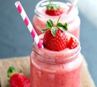 Single serving strawberry banana smoothie recipe