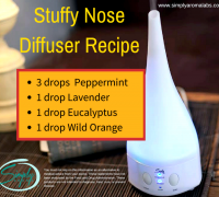Sinus diffuser recipe for stuffy