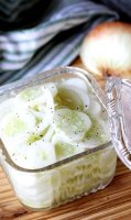 Southern cucumbers and onions recipe