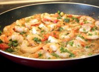 Spicy shrimp scampi linguine recipe