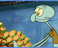 Spongebob squarepants squidward eats krabby patties recipe