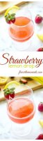 Strawberry lemon drop drink recipe